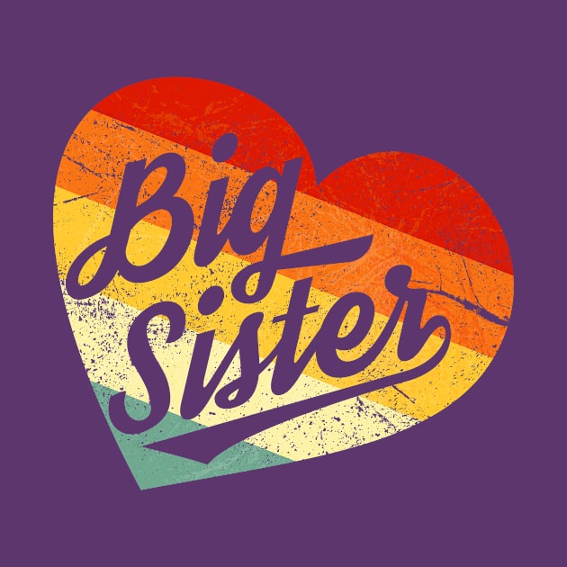 Retro Vintage Big Sister by Jennifer