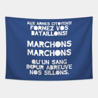 France Football - La Marseillaise (French Anthem) Tapestry