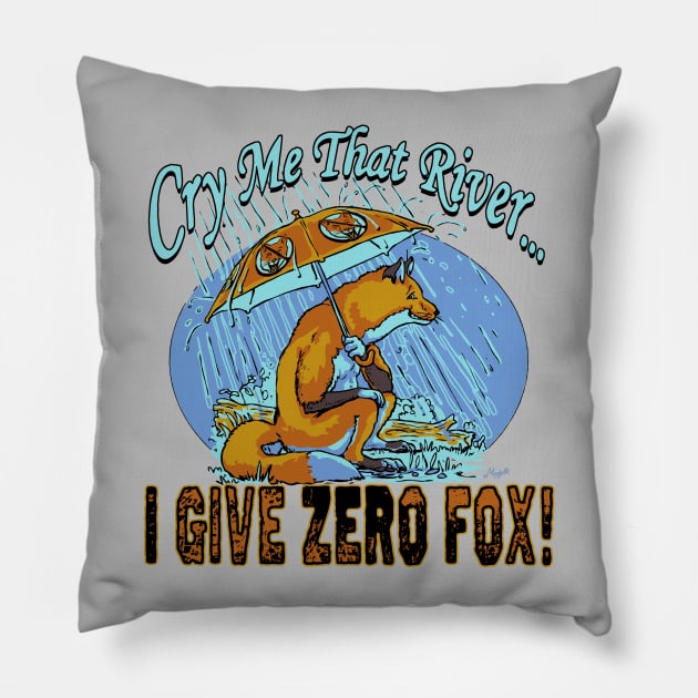 Zero Fox Umbrella Pillow by Mudge