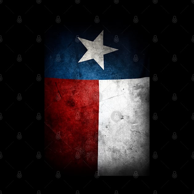 Distressed Texas State Flag by tantodesign