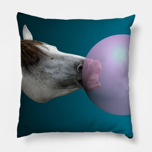 Horse Bubbles Pillow