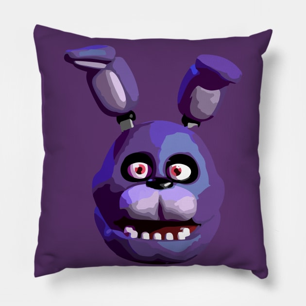 Bonnie [FNAF] Pillow by Tad