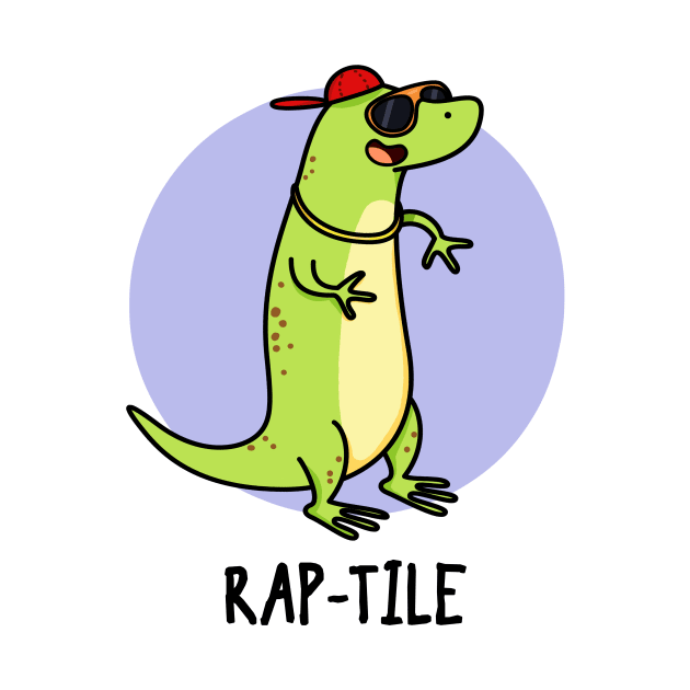 Rap-tile Funny Animal Pun by punnybone