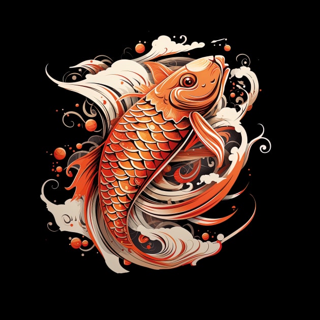 Koi Carp Japanese Style by ArtLegend99