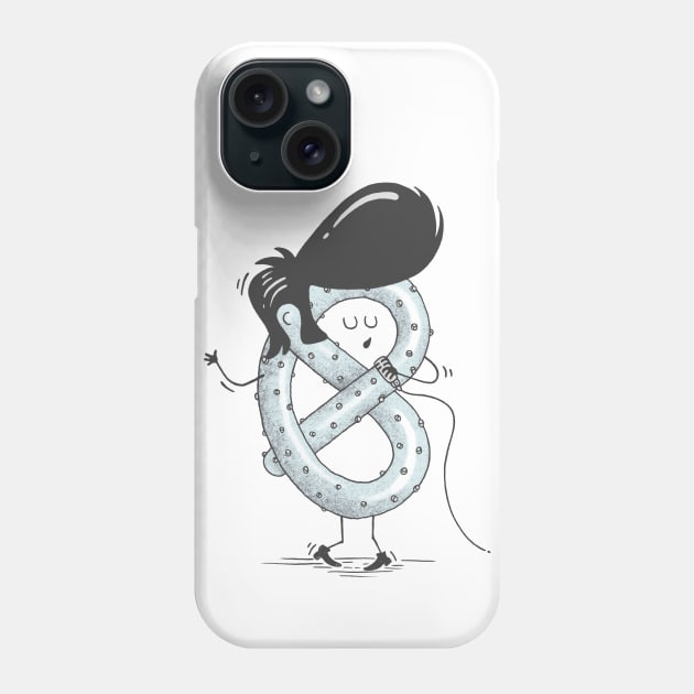 Elvis Pretzel Phone Case by expo