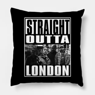 Straight Outta London (Version 1) Pillow