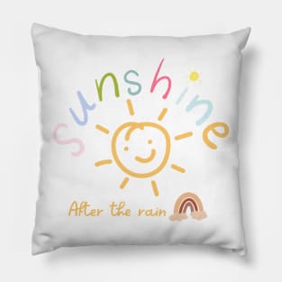 Sunshine - kids fashion - kids designs Pillow