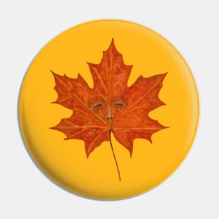 Leaf Face Pin