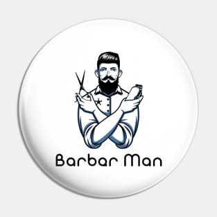 barber man Pin