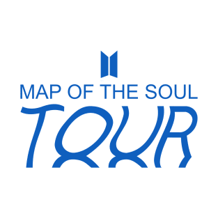 BTS MAP OF THE SOUL BLUE T-Shirt