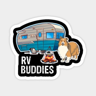 Sheltie Dog Rv Buddies Pet Lovers Funny Camping Camper Magnet