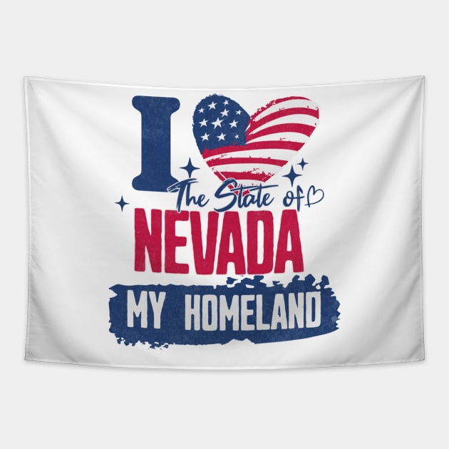 Nevada my homeland Tapestry by HB Shirts
