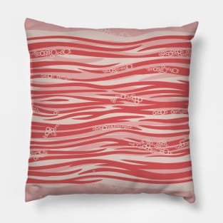 Only Bacon face Pillow