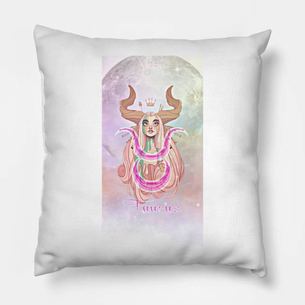 Taurus Design Pillow by the.after.effect.photos@gmail.com