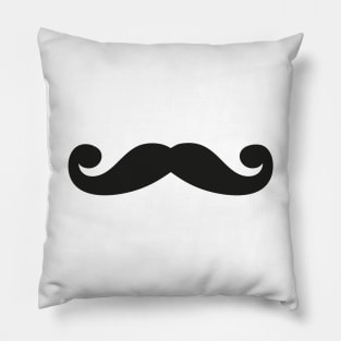 Protective Mask, White Mask With Mustache, Funny Mask, Gift For You Pillow