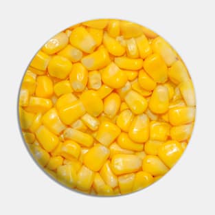 Yellow Corn Kernels Photograph Pin