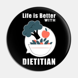 Life is better with dietitian Pin