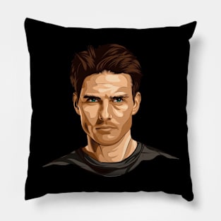 Tom Cruise Fan Art Pillow