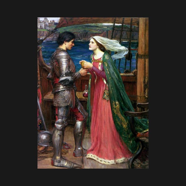 Tristan and Isolde by John William Waterhouse by MasterpieceCafe