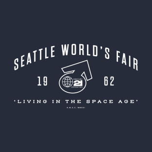 1962 Seattle World's Fair - Vintage Tagline (White) T-Shirt