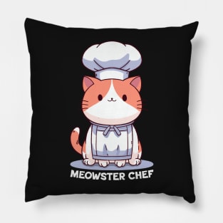 Meowster chef Pillow