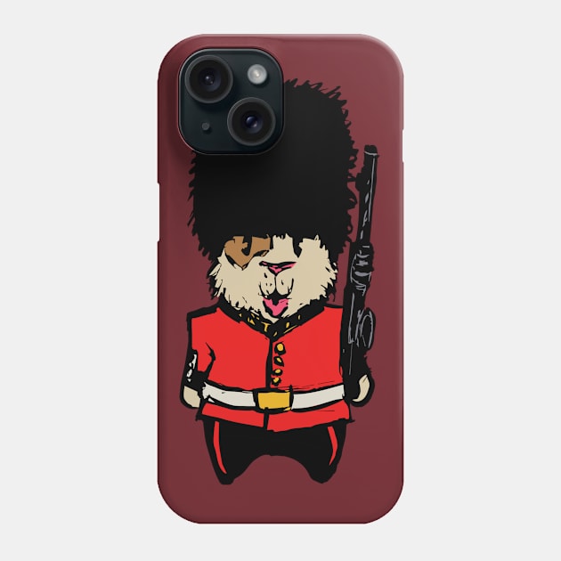 Royal Guard Guinea Pig Phone Case by GuineaPigArt