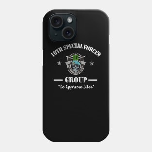 Proud US Army 10th Special Forces Group Veteran De Oppresso Liber SFG - Gift for Veterans Day 4th of July or Patriotic Memorial Day Phone Case