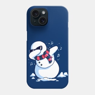 Dabbing Snowman Christmas Dab Phone Case