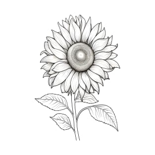 Color Your Own - Sunflower T-Shirt