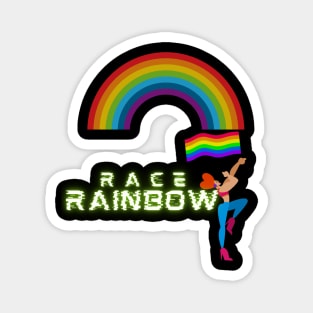 Rainbow parade Magnet