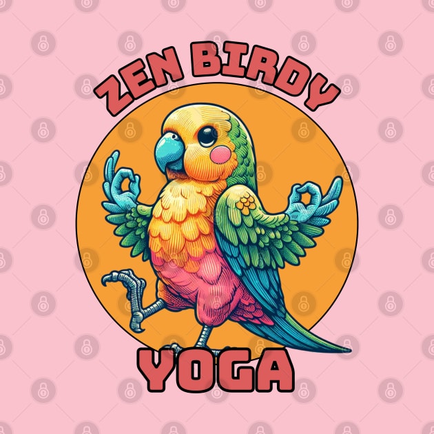 Macaw Yoga instructor by Japanese Fever