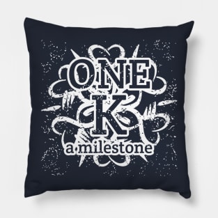 One K A Milestone Pillow