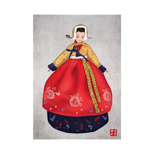 Aesthetic Hanbok Art T-Shirt