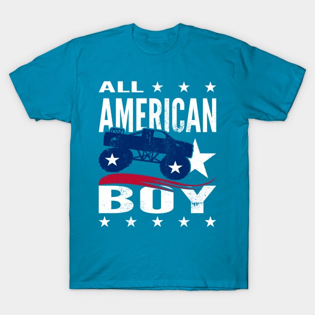 All American boy - 4th July T-shirt design for Independence day of
