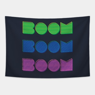 Retro Boom Tapestry