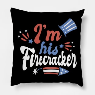 His firecracker holiday quote Pillow