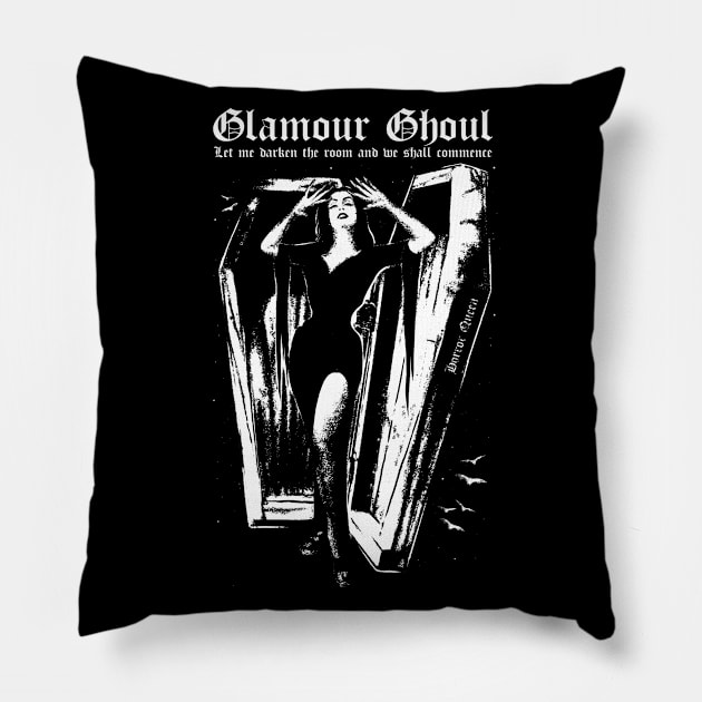 Glamour Ghoul Pillow by SSINAMOON COVEN