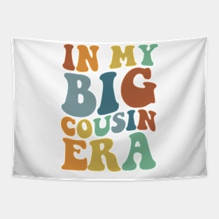 In my Big Cousin Era, Big Cousin Shirt,Funny Toddler Shirt,Trendy Kid Shirt,Pregnancy Reveal T-Shirt,Baby Announcement Shirt,Siblings Tapestry