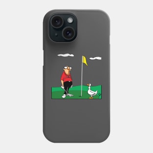 Funny Spectickles Golf Goose Cartoon Humor Phone Case