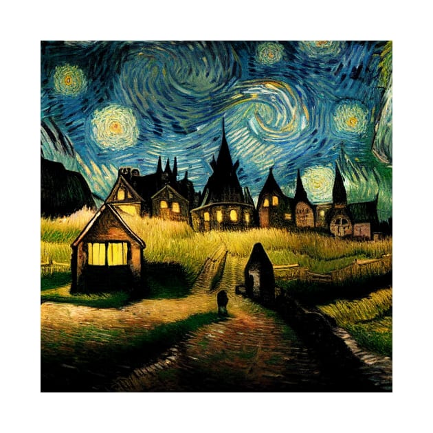 Starry Night Over Godric's Hollow by Grassroots Green