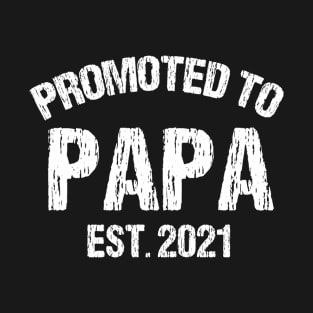 Promoted to Papa Est 2021 T-Shirt