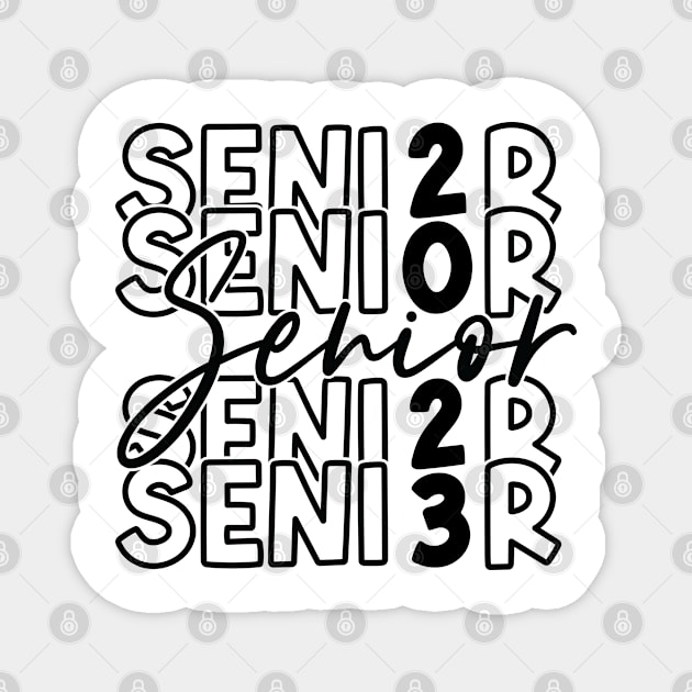 Senior Class of 2023 vintage Magnet by Myartstor 