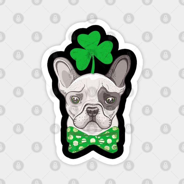 Funny Bulldog lover for irish - saint patrick best Magnet by cedricchungerxc