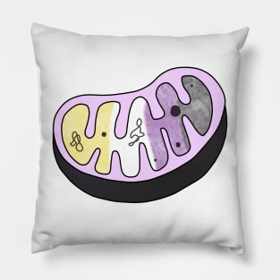 LGBTQ Mitochondria Powerhouse Pillow