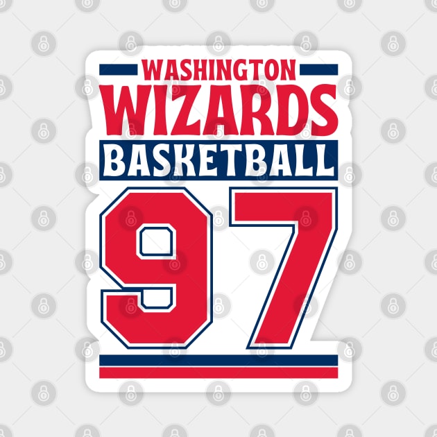 Washington Wizardsss 1997 Basketbal Limited Edition Magnet by Astronaut.co