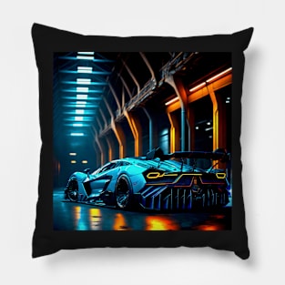 Experience the Thrill: Jaw-Dropping Image of a Supercar Pillow