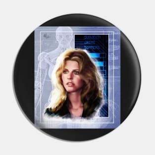 Lindsay Wagner, the Bionic Woman Pin