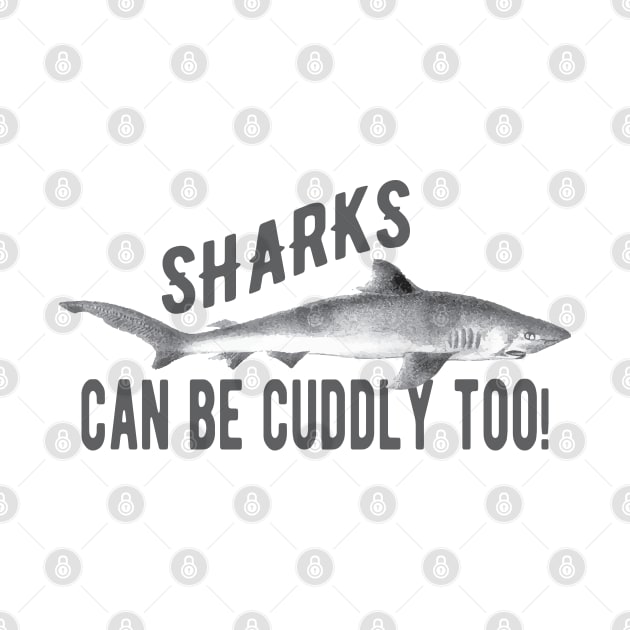 Shark - Sharks can be cuddly too! by KC Happy Shop