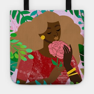 Carnation in January Tote