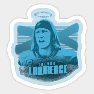 Jacksonville Jesus Trevor Lawrence Square Vinyl Stickers 